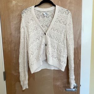 Gorgeous cream cardigan sweater size M
